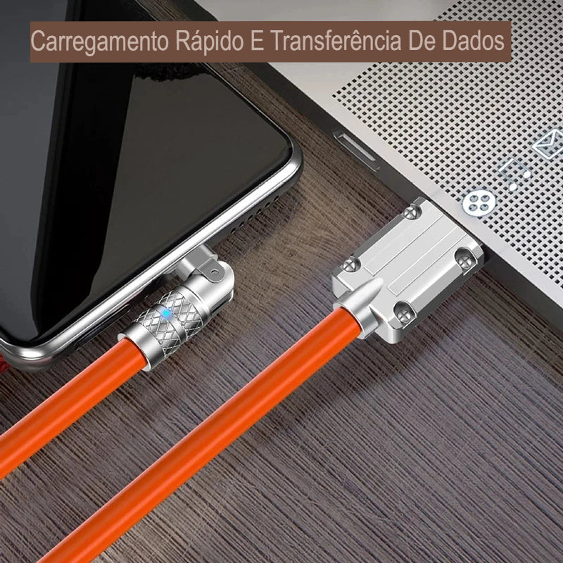 Cabo USB Tipo C para Celular Androide, 180 ° Rotação 6 Amperes - https://lojaflalufer.com/products/cabo-usb-tipo-c-para-celular-androide-180-rota-6-amperes