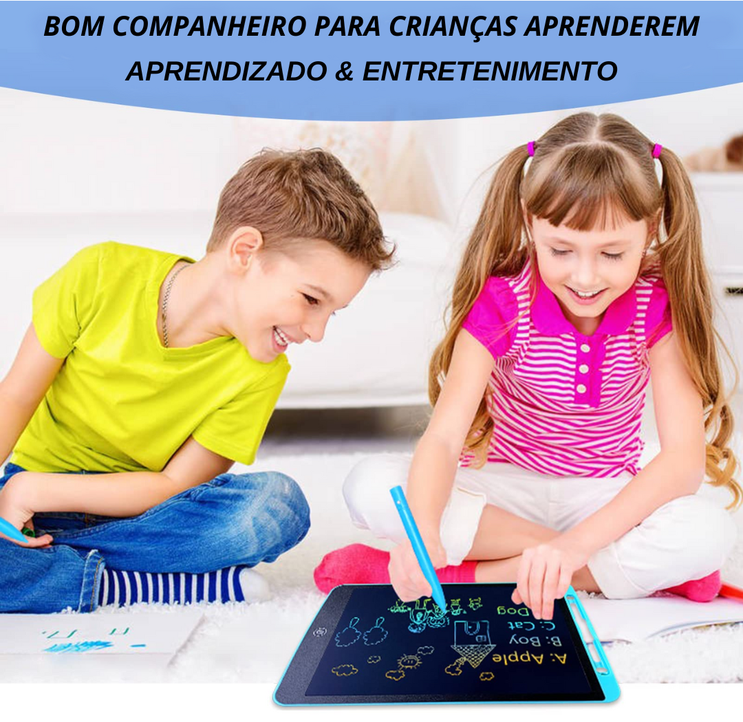 Tablete Mágico Infantil Educativo Portátil LCD e Durável