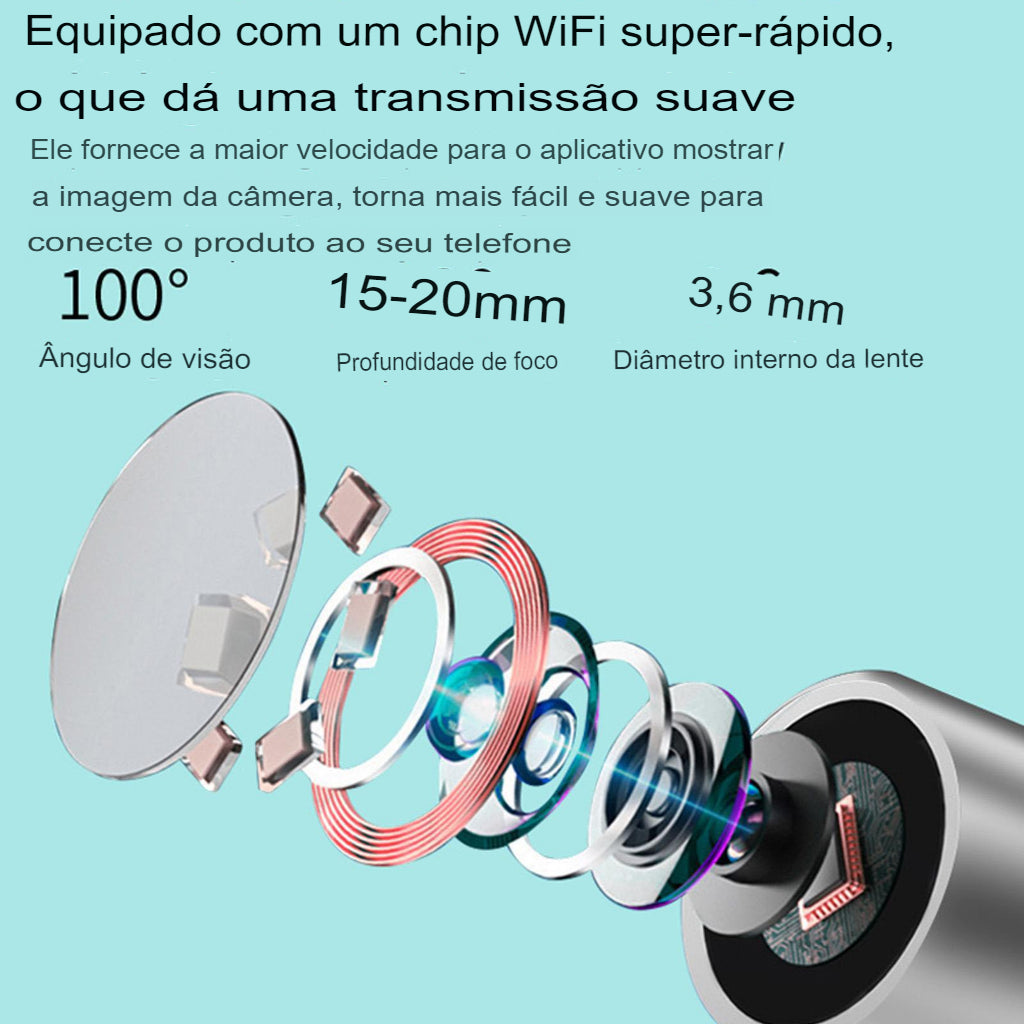 Colher de Remoção de Cera Orelha Visível WI FI - https://lojaflalufer.com/products/colher-de-remocao-de-cera-orelha-visivel-wi-fi