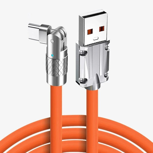 Cabo USB Tipo C para Celular Androide, 180 ° Rotação 6 Amperes - https://lojaflalufer.com/products/cabo-usb-tipo-c-para-celular-androide-180-rota-6-amperes