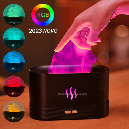 Luz Realista e Difusora de Aroma e Umidificador de Ar Ambiente - https://lojaflalufer.com/products/luz-realista-e-difusora-de-