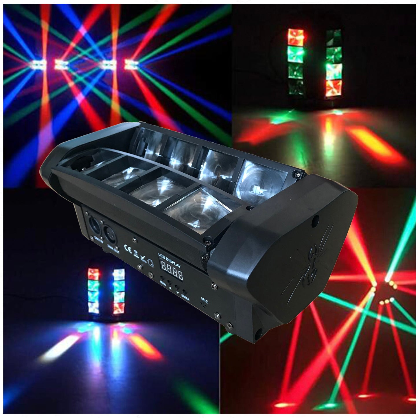 Moving Head Light RGBW LED Stage Beam 80W